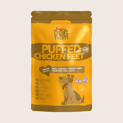 Puffed Chicken Feet for Dogs